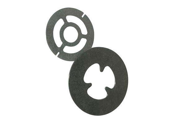 तापमान प्रतिरोध -40 सेल्सियस से 150 सेल्सियस वाल्विंग शिम्स कार शॉक अनुप्रयोगों के लिए स्टैम्पिंग प्रक्रिया द्वारा तैयार किए गए